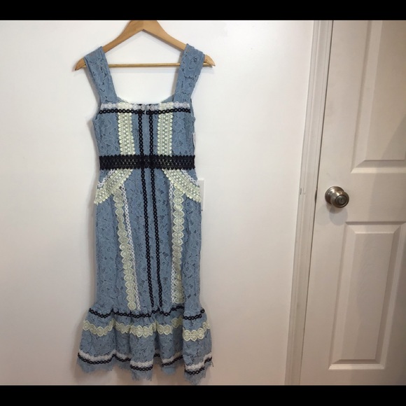 FOXIEDOX ANTHRO LACE DETAIL DRESS NWT SZ XS - Picture 2 of 8